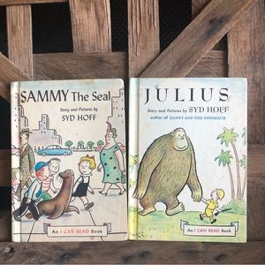 Vintage I Can Read Books by Syd Hoff 1959 SAMMY the Seal and JULIUS (24)